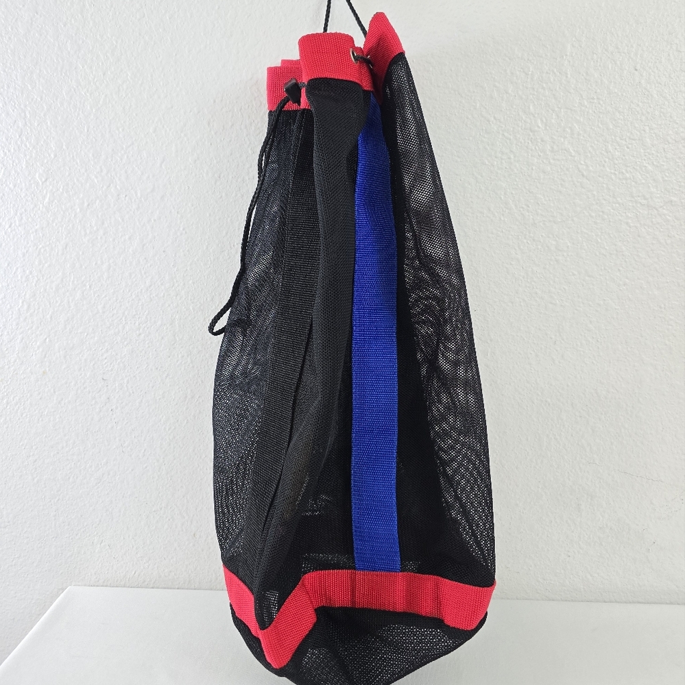 Vintage Colors De Benetton Drawstring Mesh Dufflebag - Picture 3 of 7